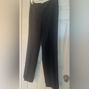 Armani Collezioni Navy  Striped Dress Pants